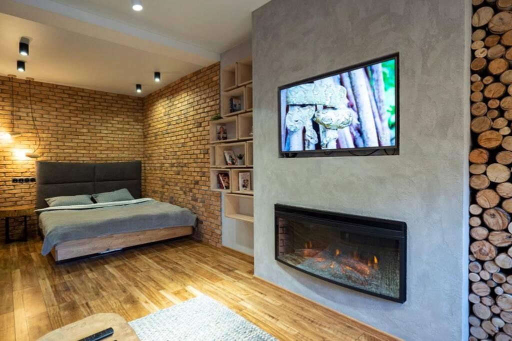 Loft Studio Near Smart Plaza Polytech, Center Kiew Exterior foto